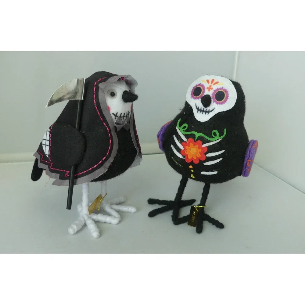 Target Halloween Bird Duo 2024 Hoodie Grim Reaper & 2019 Viajero Day of the Dead